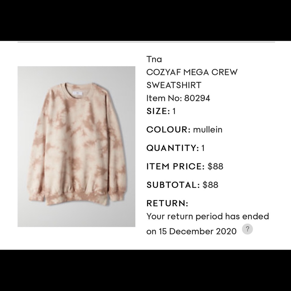 TNA cozy AF mega crew